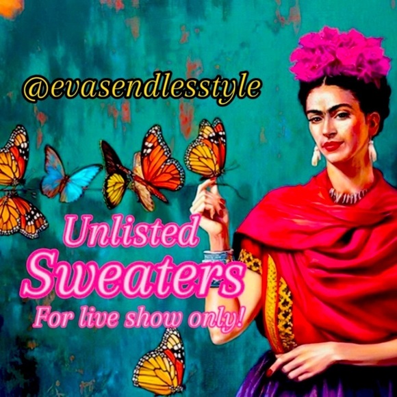 Sweaters - Unlisted Sweaters— Brand,Color&Size will be Shown On Live Show!